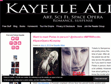 Tablet Screenshot of kayelleallen.com